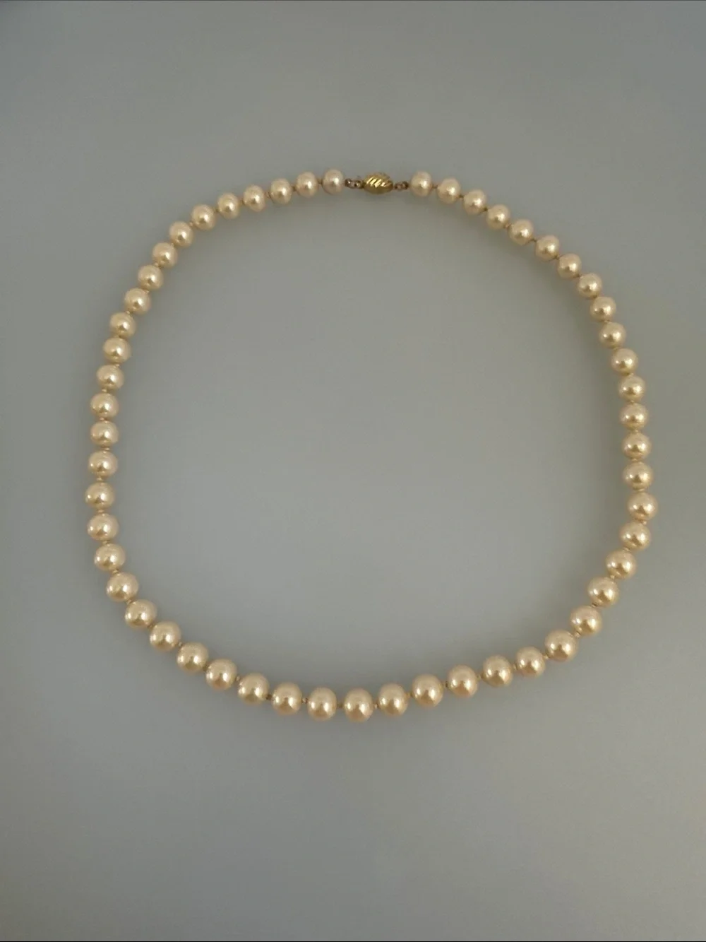 Marvella Cream Pearl Necklace - Elegant​​